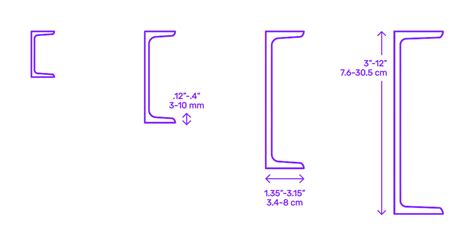 c chanel beam|c channel size chart.